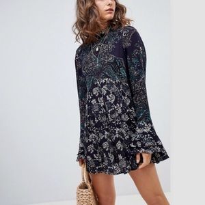 Free people bell sleeve dress